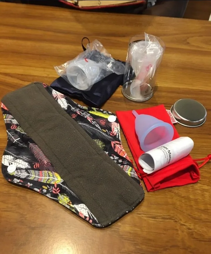 NeedBe Pad layers — organic cotton and leak-proof design